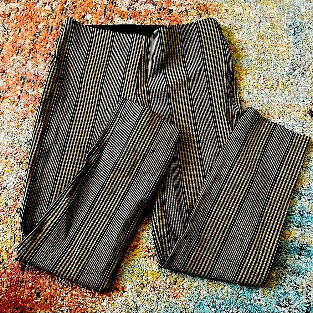 a new day brown plaid patterned trouser